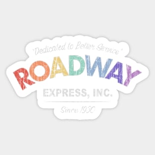 Roadway Express Sticker